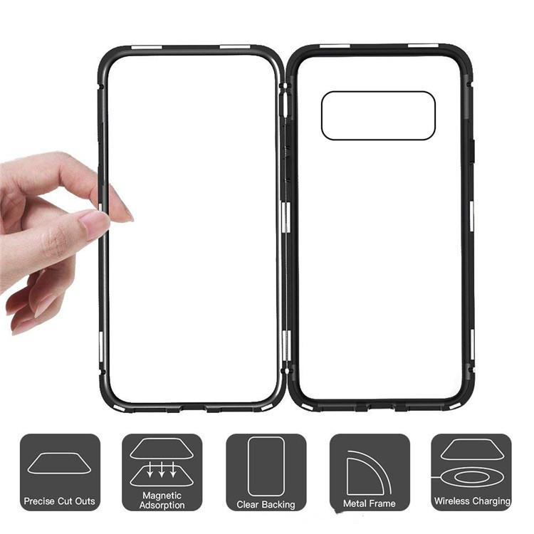 2019 New Arrival 360 Metal frame glass flip  cover explosion Magnetic phone case For Huawei Mate 20X