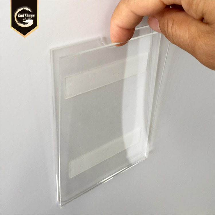 China manufacturer custom made transparent acrylic sign holder blank acrylic table top