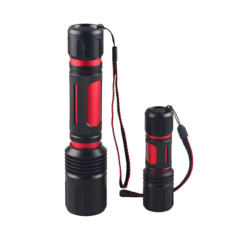 New Design High Power Solid Zoomable LED Flashlight Aluminium Tactical Most Powerful 2000 Lumen LED Flashlight