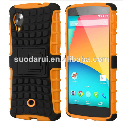 Cell phone cover Shockproof Hard Case with Kickstand for LG Nexus 5 E980