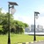 LED Light Source and Aluminum Alloy Lamp Body Material all in one integrated solar street light