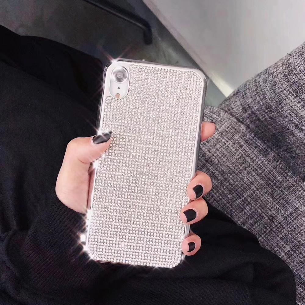 Fancy Diamond Bling Bling Mobile Phone Cases for iPhone Xs Max 6.5 inch , For iPhone Xr Case Glitter