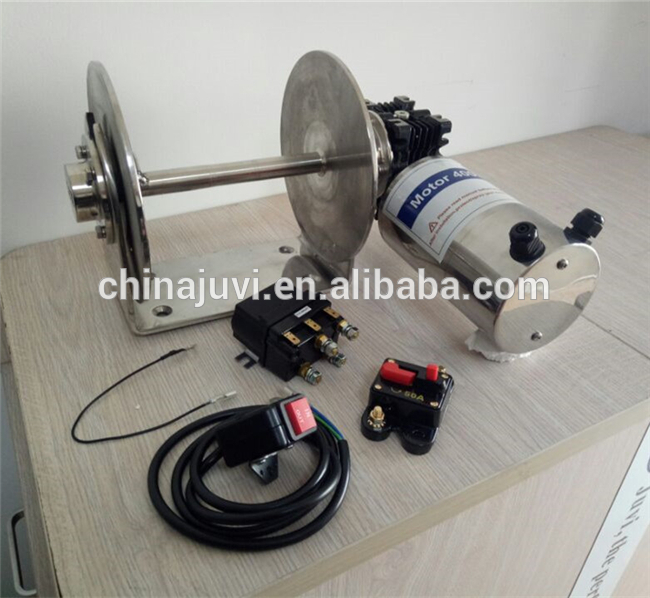 JVW-012F boat anchor electric cable pulling winch 12v