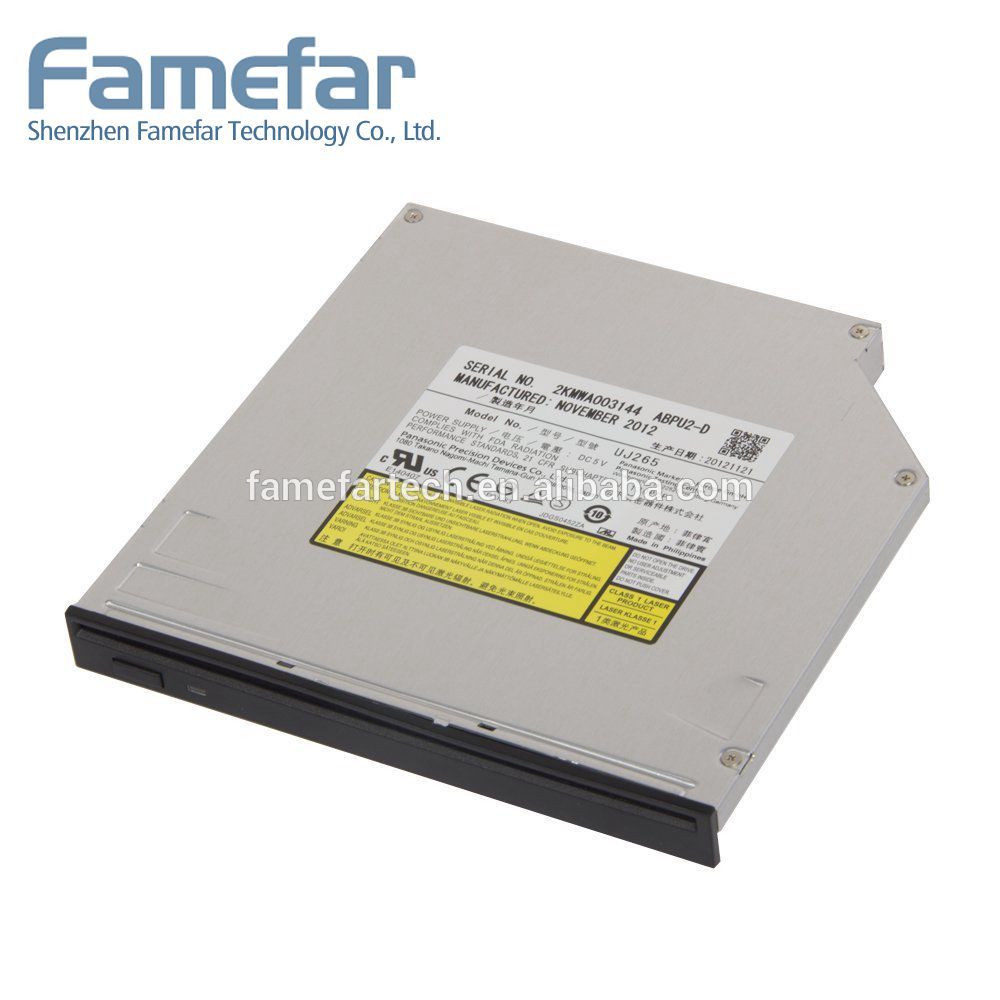 slim slot in blu ray drive sata uj-265 blu ray burner drive 12.7mm matshita uj265