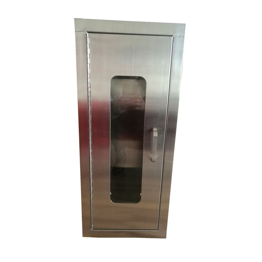 stainless steel cabinet door handle 9kg fire extinguisher cabinet