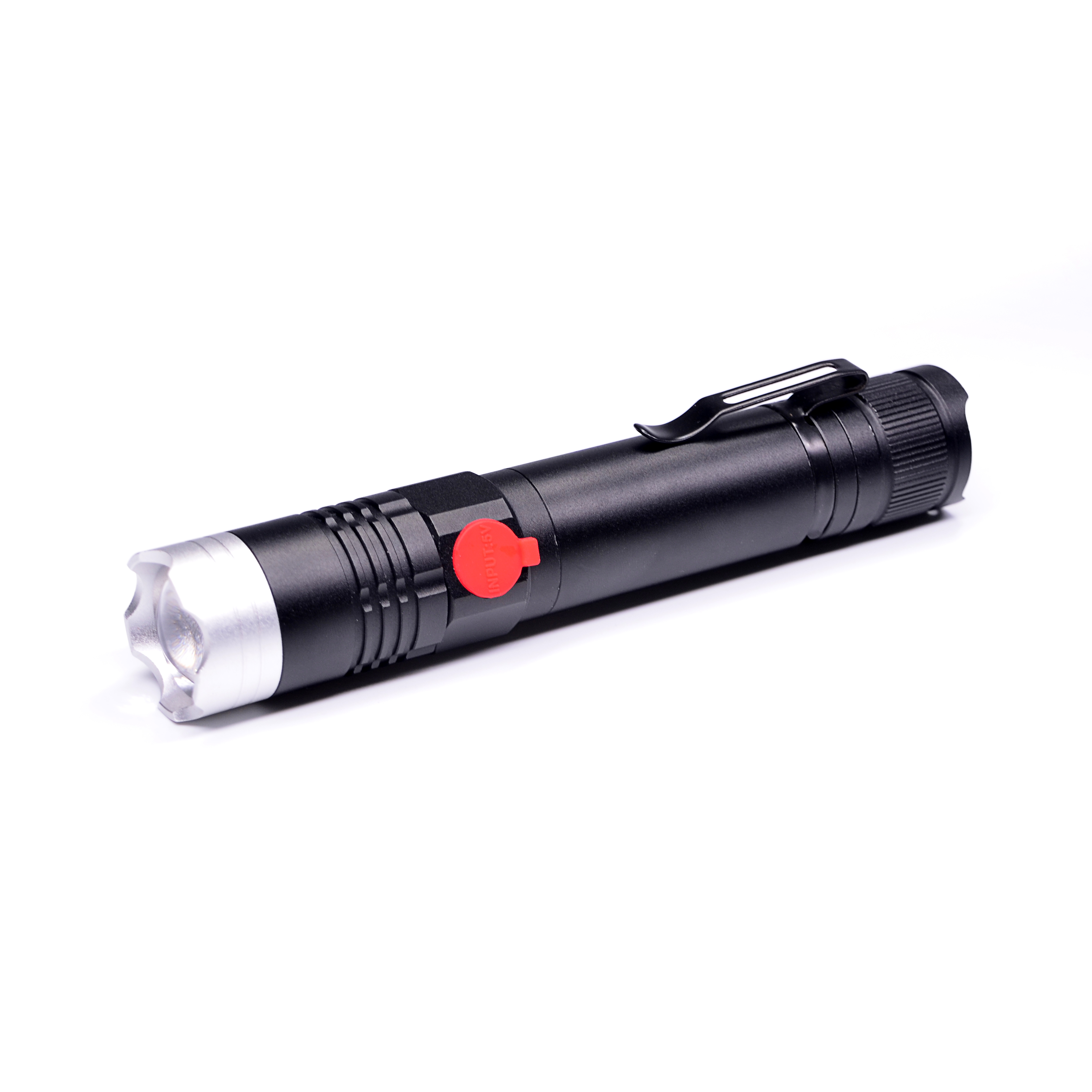 Aluminium Portable Mini Penlight XPE LED Clip Torch Pocket Flash light Outdoor Camping Light portable Flashlight