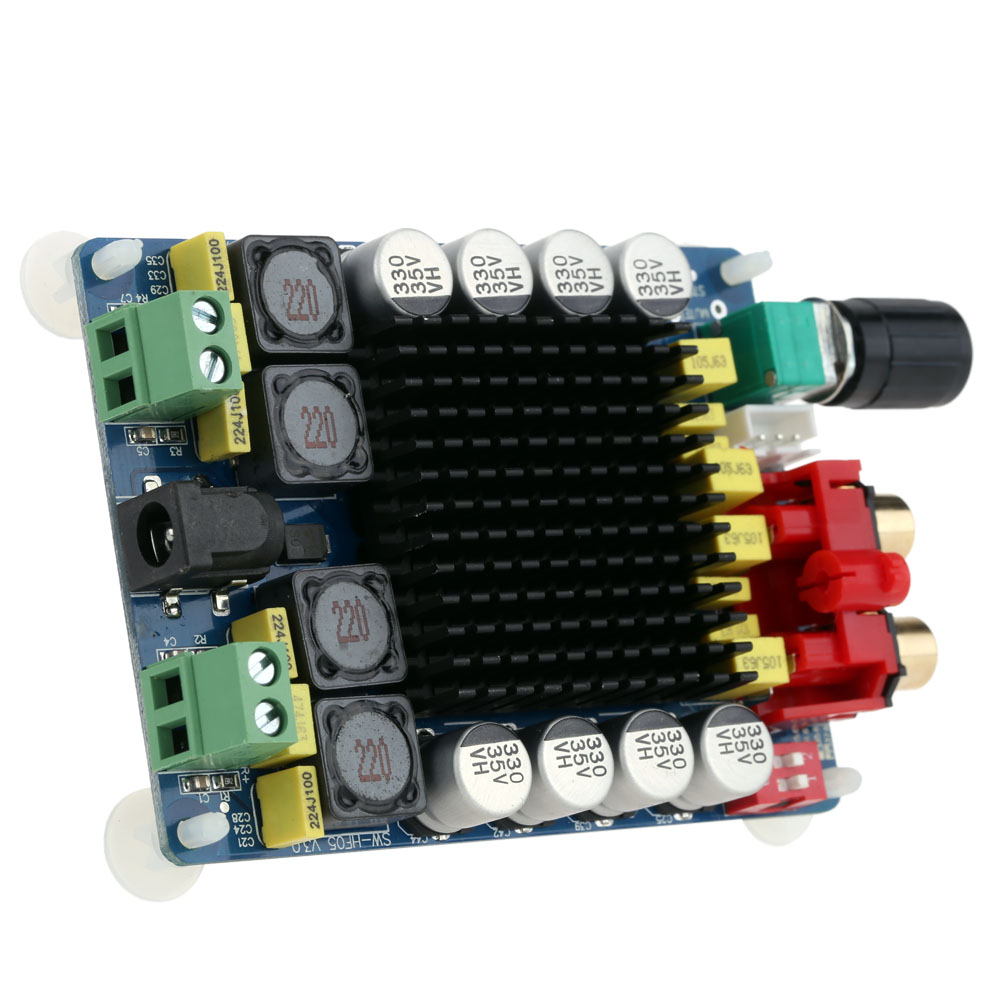 TDA7498 DC 15-34V High Power Class D Digital Amplifier D 2*100W Dual Channel Audio Stereo Digital Power Amplifier Board