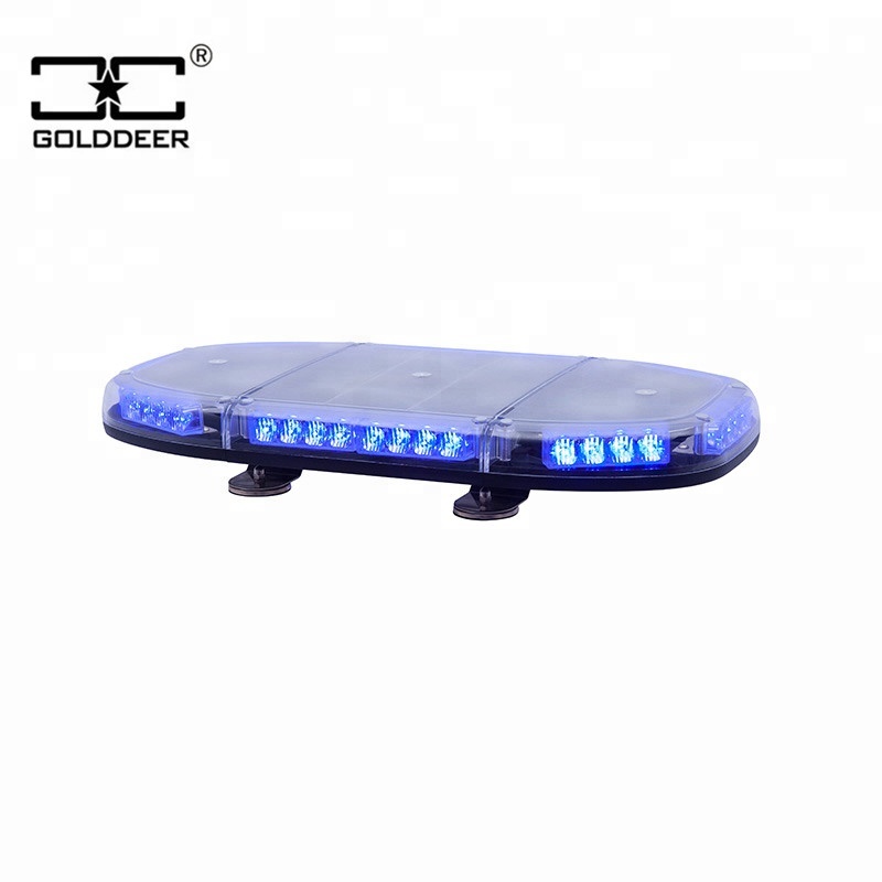 23 inch led blue flashing police mini roof light bar for patrol car