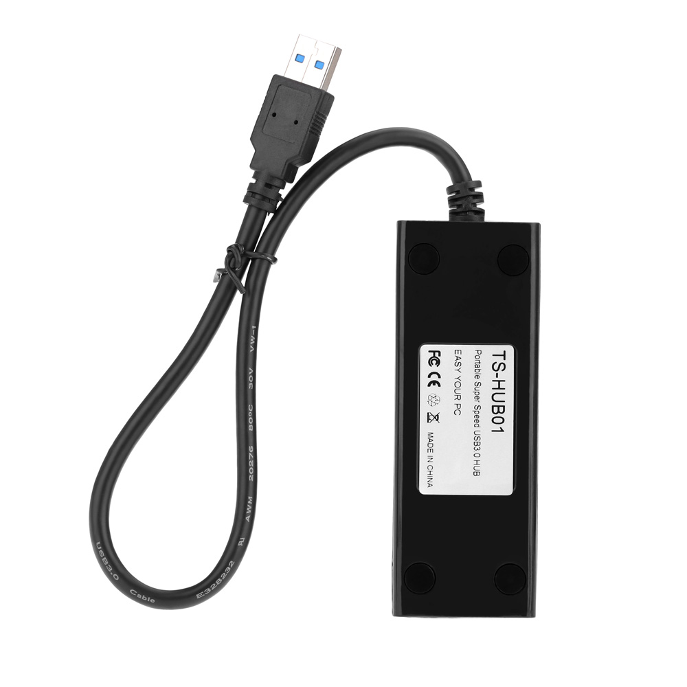 Mini USB Hub 3.0 5Gbps High Speed HUB 4 Ports USB Switch with USB Hub Cable for Laptop PC Notebook Computer