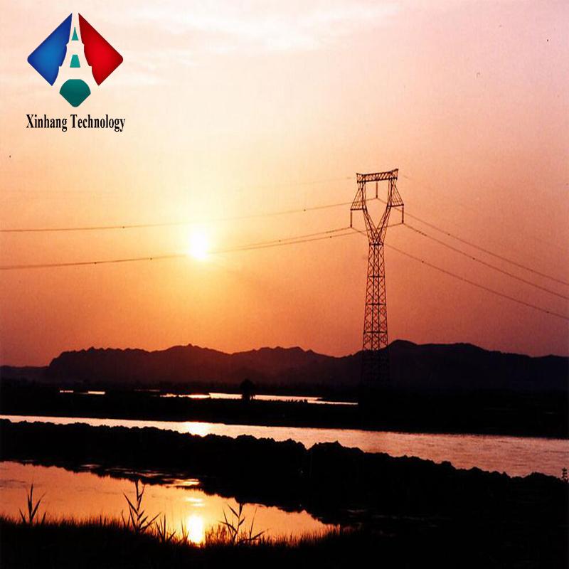 electrical tube three-circuit 33kv transmission line tower high voltage steel pole in power distribution equipment
