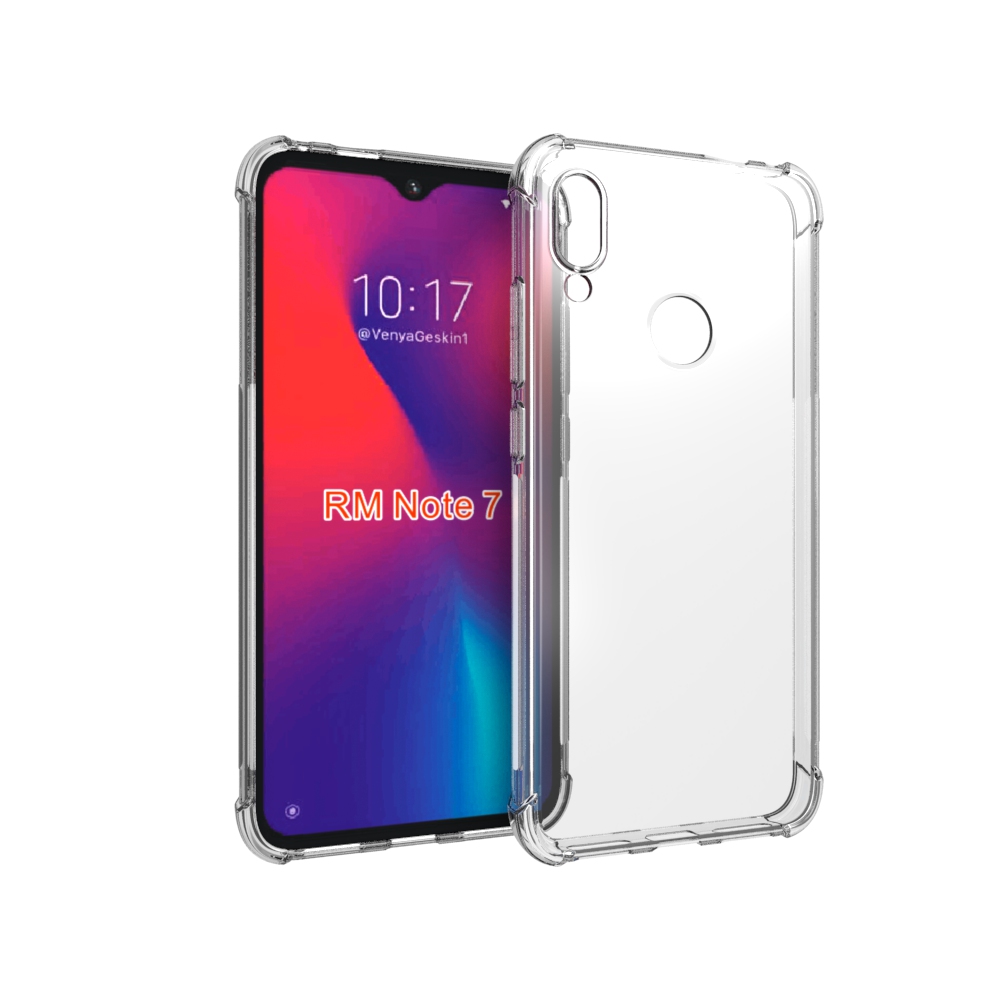 hot sell shockproof transparent Tpu case For Redmi Note 7 Soft cover