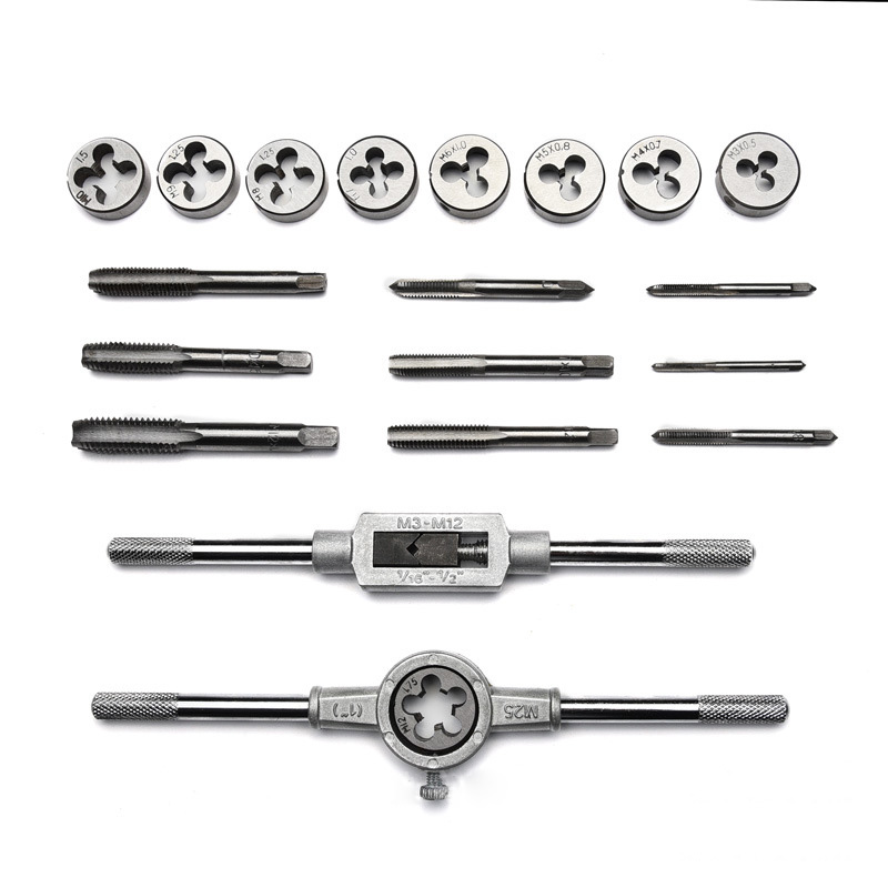 Amazon Metric 20 PCS Hand Screw Tap Bit Set Manual Wrench Hardware