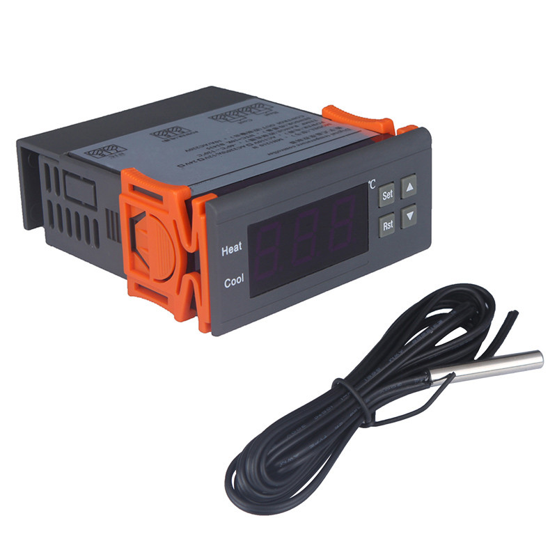 10A 12V Digital Temperature Controller Thermocouple thermal regulator -40 Cto 120 C thermostat with Sensor temperature gauge