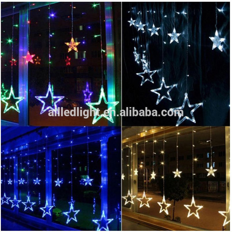 Decorative icicle Christmas led Light /Fantastic Led light Fairy Star Led Curtain String Light