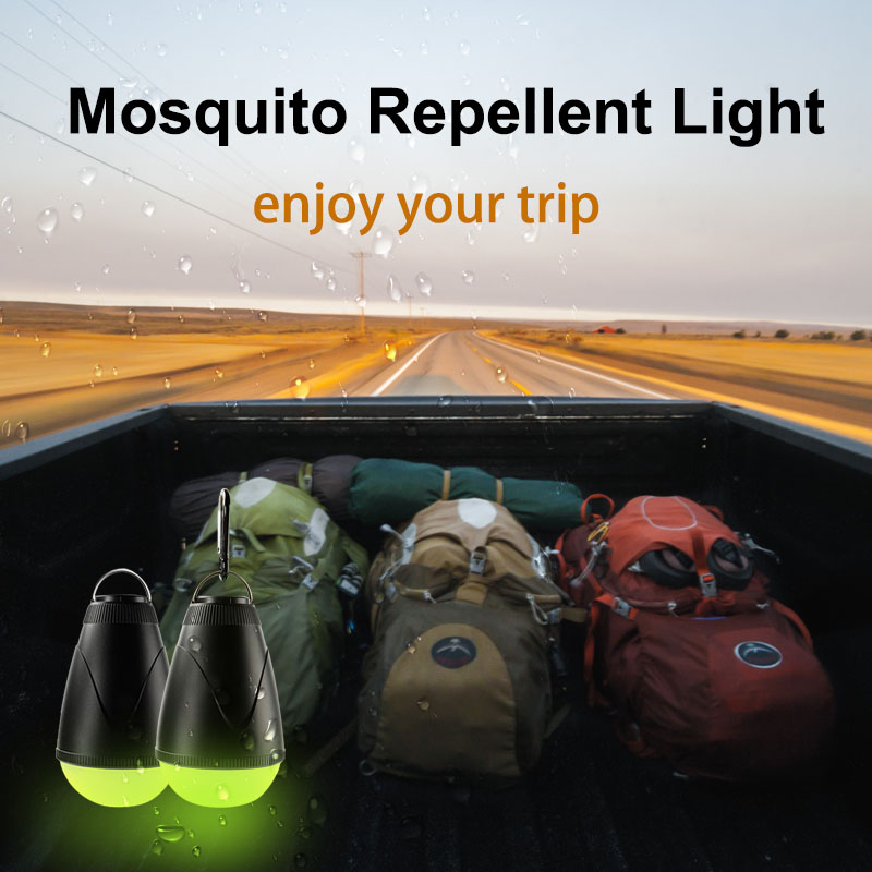 2019 high portable ABS PC material power remote control portable rechargeable soft Mosquito Repellent Light camping led light