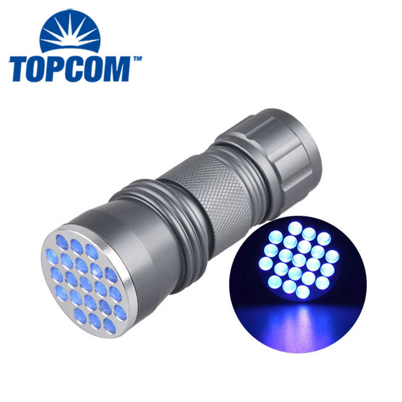 Aluminum Alloy 3W 365nm 21 UV Led Scorpion Reviews Black Light UV Led Flashlight