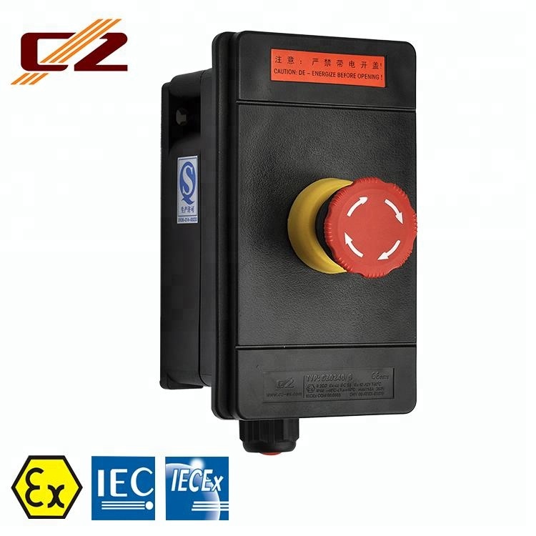 IECEX and ATEX Certified Explosion-proof Plastic Emergency Switch Box