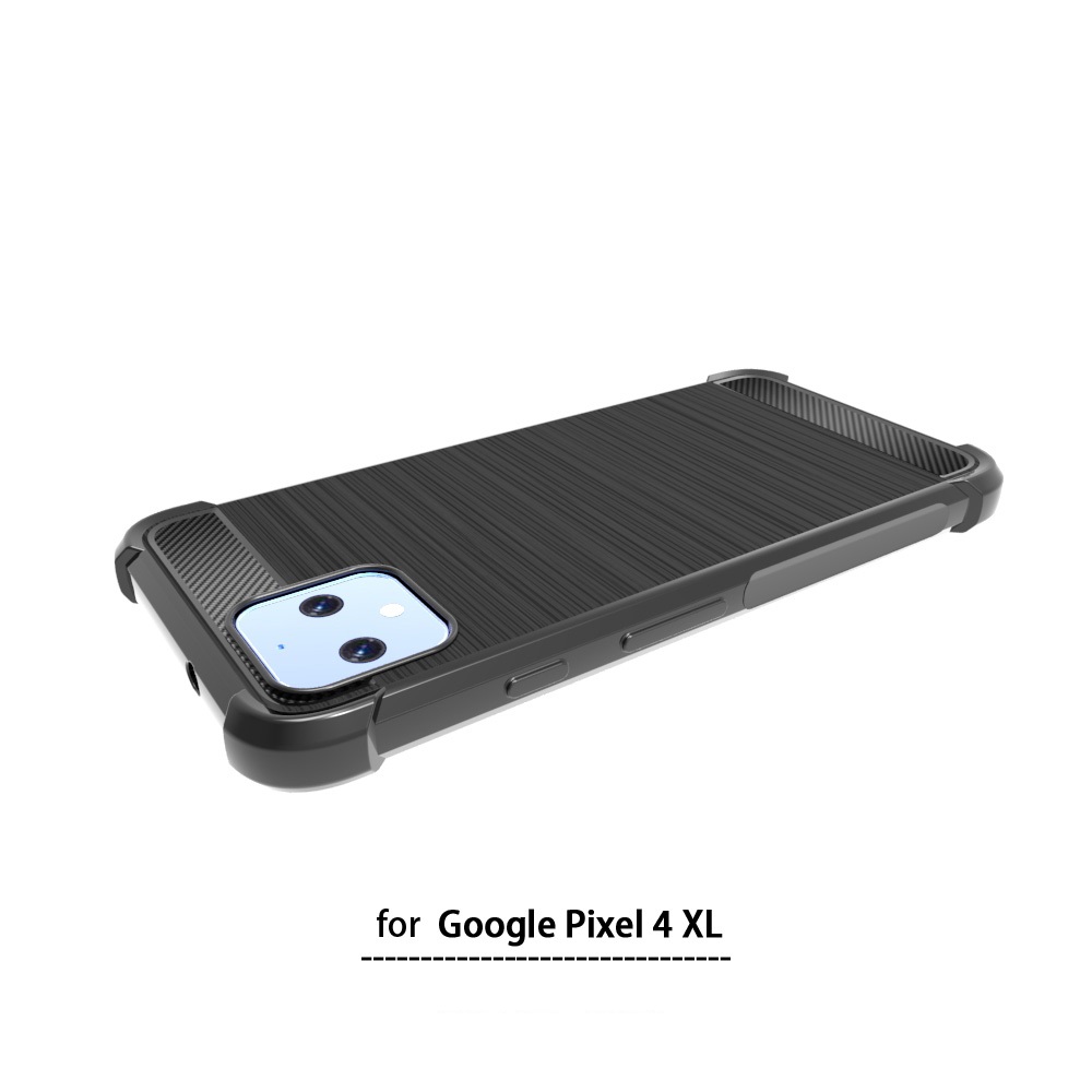 Carbon Fiber Soft Tpu case For Google Pixel 4 xl