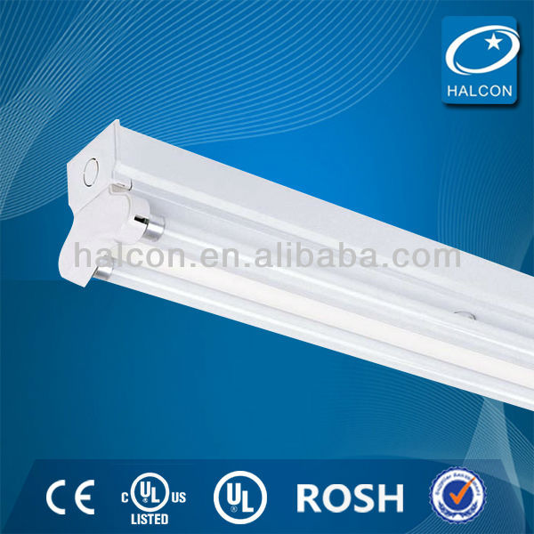 2014 good price UL CE ROHS t5 t8 fluorescent lighting fixture in China steel t8 reflector fluorescent light fixture