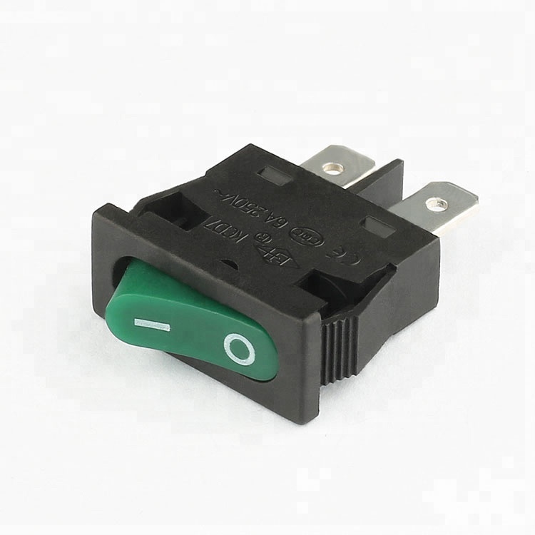 Factory price free sample 6a 250v spst micro rocker switch