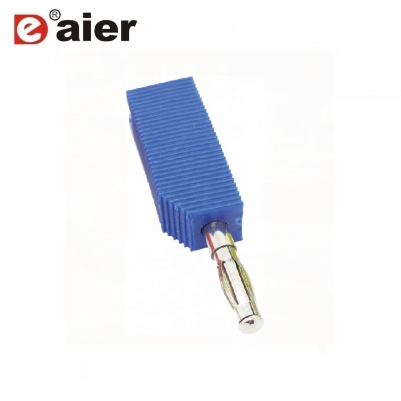24A Male Type Brass Nickel Plated Colorful Jack Banana