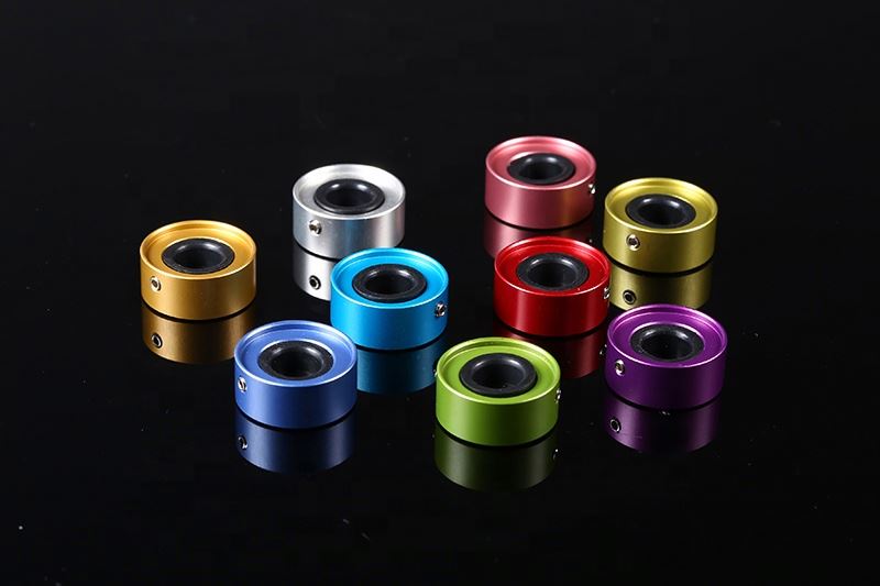 Colored Aluminium Cap Double Set Screw 23X10MM Guitar Switch Knob