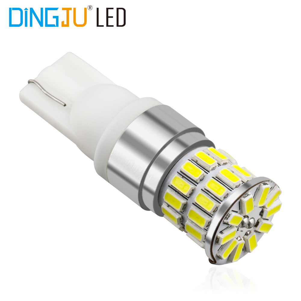 Customized Light T10 38smd 3014 Car Bulb 12v 6000-6500k 194 501Canbus Instrument Indicator Licence Plate Light High Quality