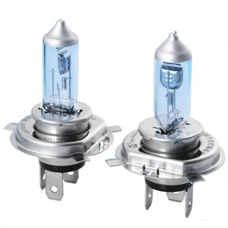 2 H4 SUPER WHITE Car HEADLIGHT Bulbs Bulb LAMP 12V 100W Model 1