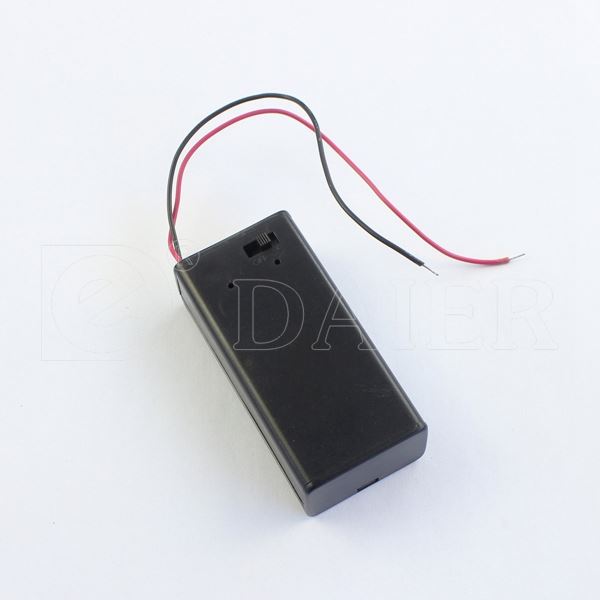 ON OFF 9V Battery Holder With Cover and Switch