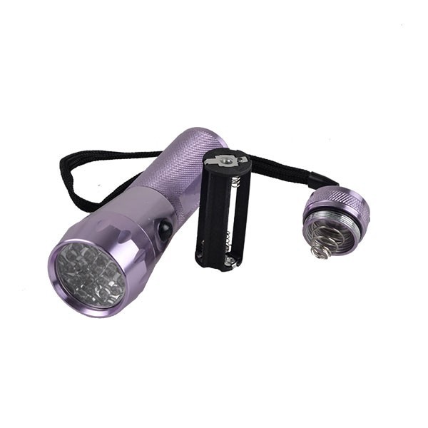 19 LED aluminium powerful Pink led torch flashlight