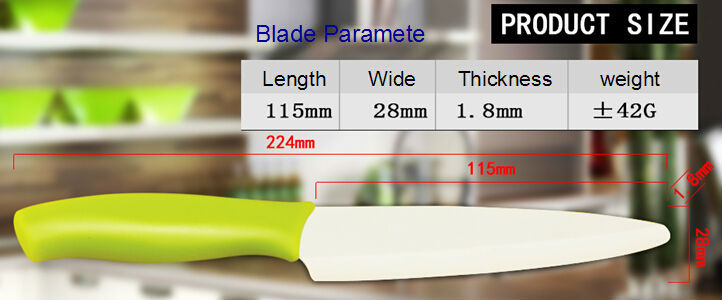 4.5 ceramic fruit knife/sharp kitchen knife/3paring knife