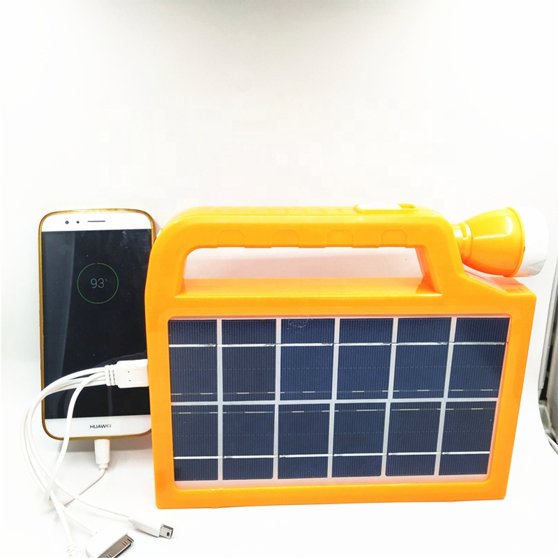 Multifunctional solar panel with bulb 3w solar panel with battery