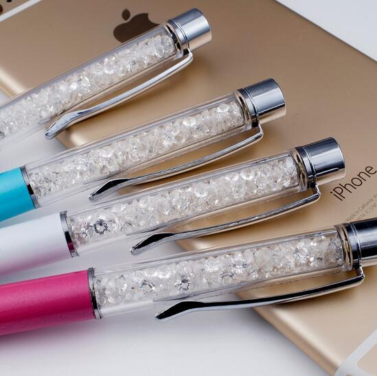 colorful popular crystal promotion pen