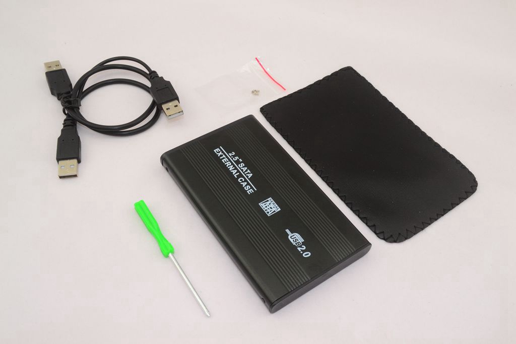 Portable lightweight USB 2.0 to SATA hdd case large-capacity hard disk