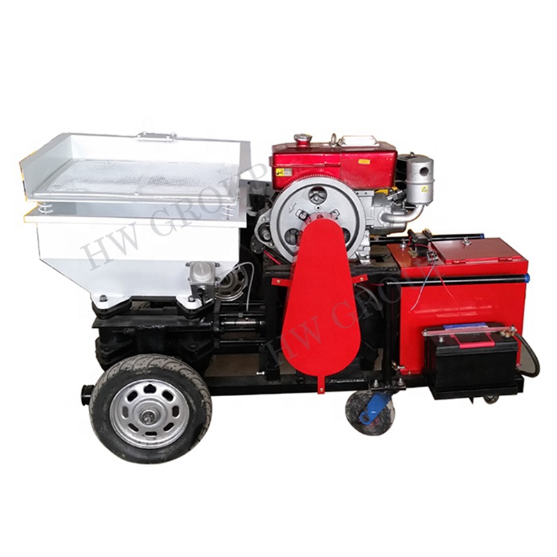 wall electric cement plastering machine mortar concrete spraying grouting machine