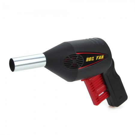 BBQ Grill Fan Gun Barbecue Air Fire Flame Lighter Blower Bellows Outdoor Camping