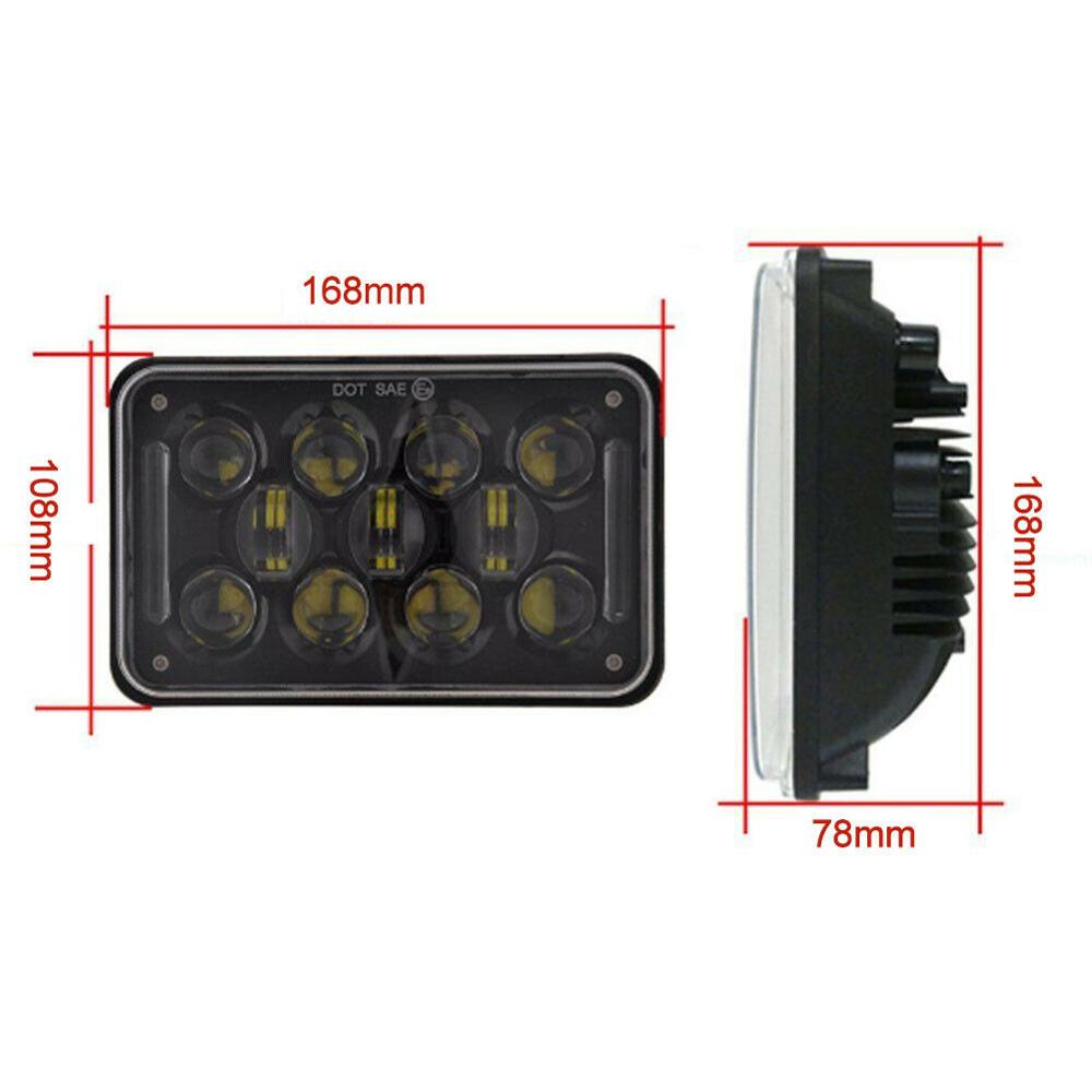 Wholesale 5 led head light trailer truck Square 4x6 5 inch headlight for vehicle cars