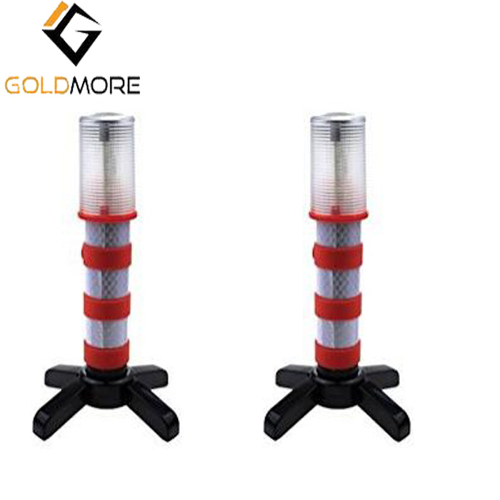 GoldMore LED Emergency Roadside Flares Safety Strobe Lights 360 Degree Road Warning Beacon Flare Traffic Light,Magnetic Base