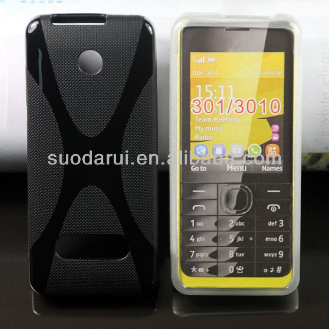 X Line TPU Gel silicon Cover Case for Nokia lumia 301