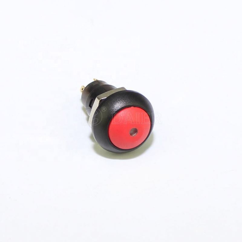 Plastic Mini Dome Button Dot Illuminated 4 Pin Sealed Switch ON OFF