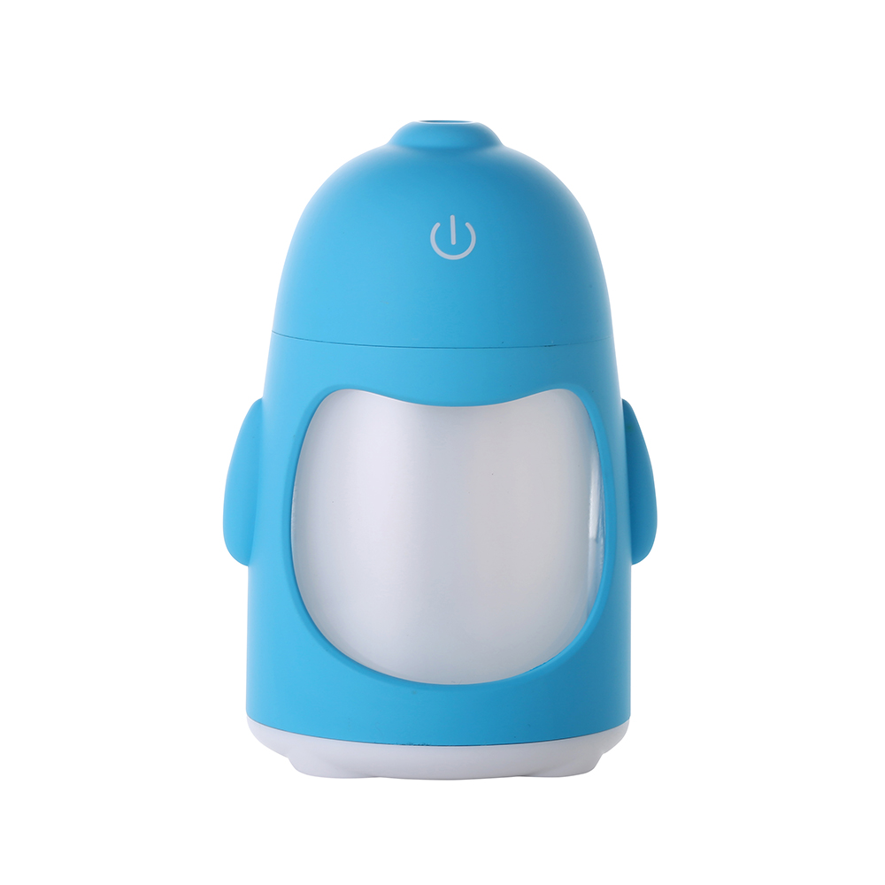 Wholesale Mini USB Charger, Quiet Aromatherapy Humidifier, Led, Colorful Night Lamp, Penguin Humidifier