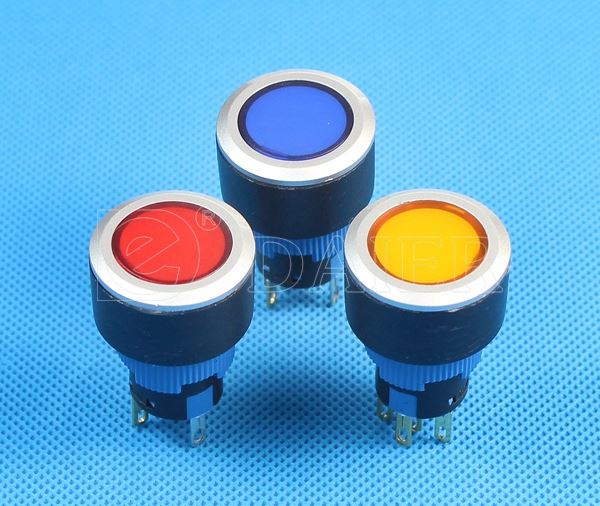 22mm Plastic Round Waterproof Power Start Push Button