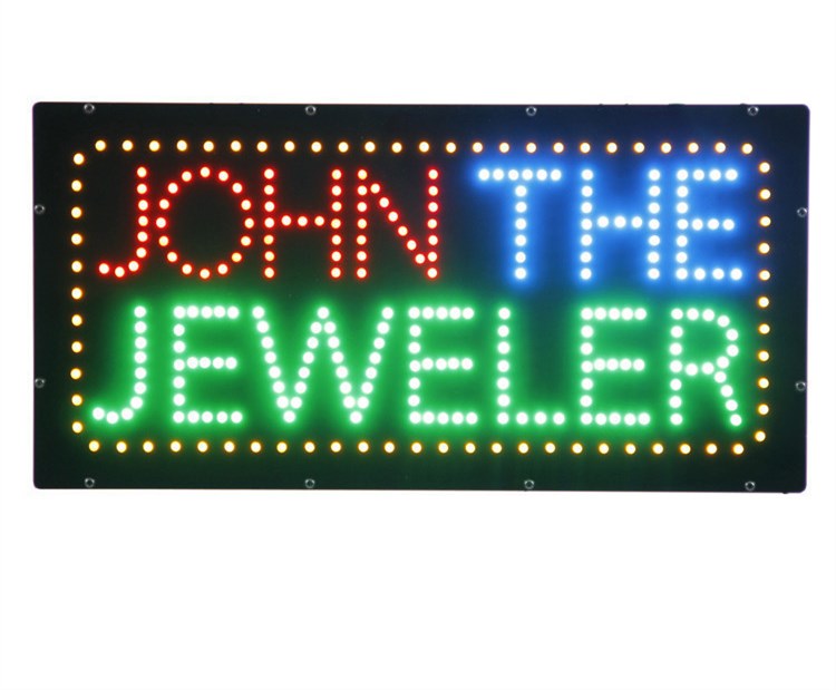 High Quality LED Sign Factory Supplier Jewelry Store Custom LED Sign