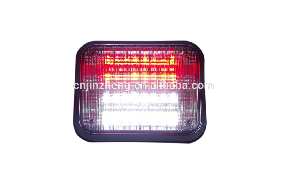 Hot sale 9x7 inch ambulance double row leds split flash perimeter light