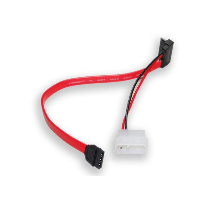 New ODD Cable USB 2.0 to 7+6 13Pin Slim line SATA Laptop CD DVD Rom Optical Drive Adapter Cable