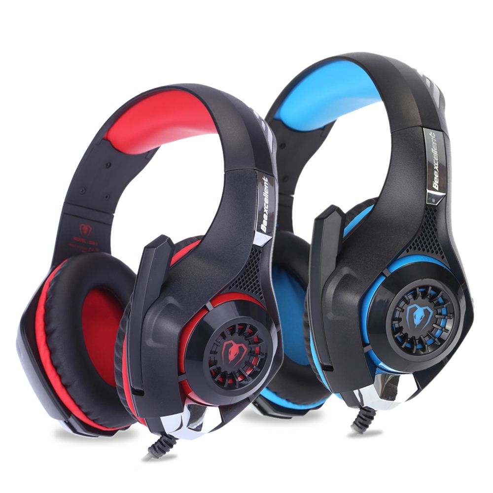 Beexcellent GM-1 Esport Gaming Headset Headphone Earphone 3.5mm & USB with Microphone for PS4/Xbox One/Mac/PC/iOS/Android