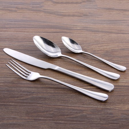 32 Piece/8 Set Stainless Steel Cutlery Set Knives Fork Spoon Teaspoon