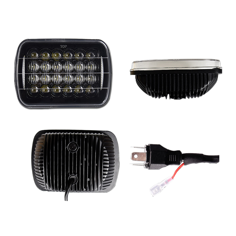 square high low beam 5x7 led headlight led Headlights,led headlight 5x7'' 7x6 for Cherokee XJ China cheap price