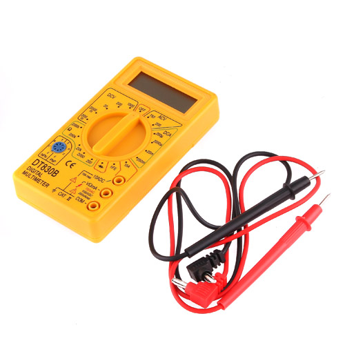 Digital Multimeter Electronic Tester Diagnostic-tool for Diode Assembly Transistor P-N Junction Transistor HFE Test LCD Display