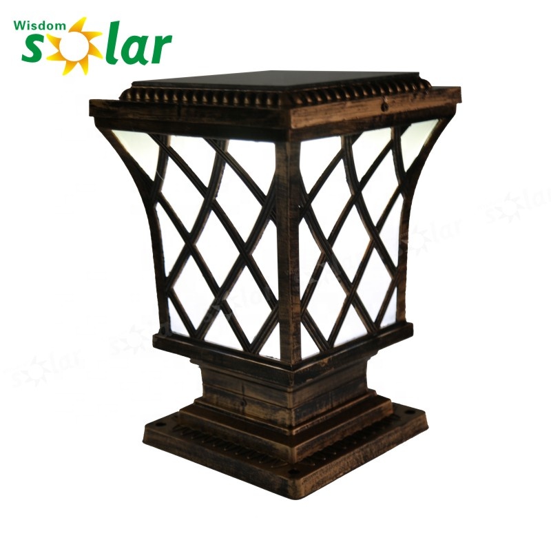 High Brightness Most Powerful Led Stair Battery Powered Solar Fence Post Cap Light